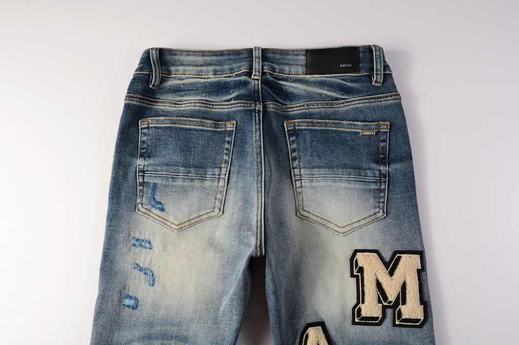 Purple Mens Jeans Designer Jeans High-End Quality Slim Casual Straight Design Skinny Straight Jeans