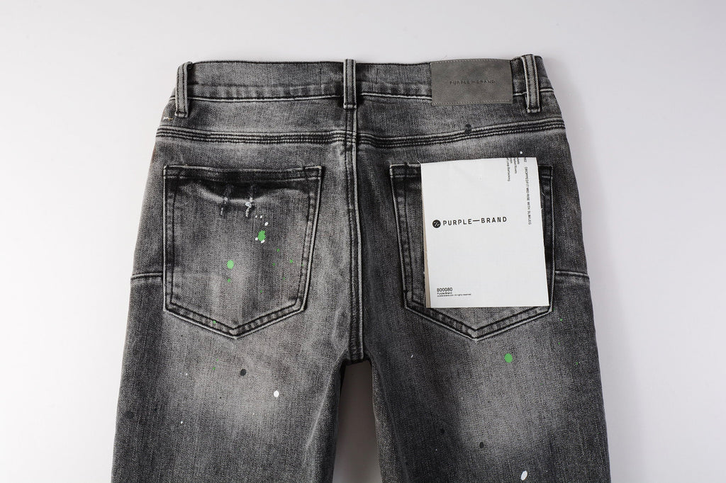 New High Quality Mens Jeans Designer Jeans Fashion Distressed Ripped Denim Cargo For Men High Street Fashion 9031