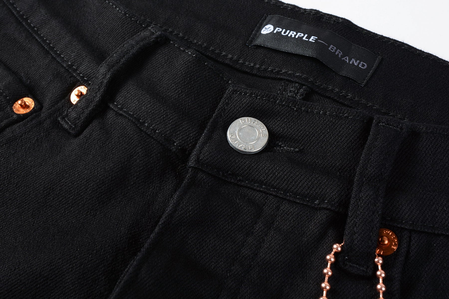 Men Streetwear Skinny Jeans Black Wash with Clean Minimalist Style 9023
