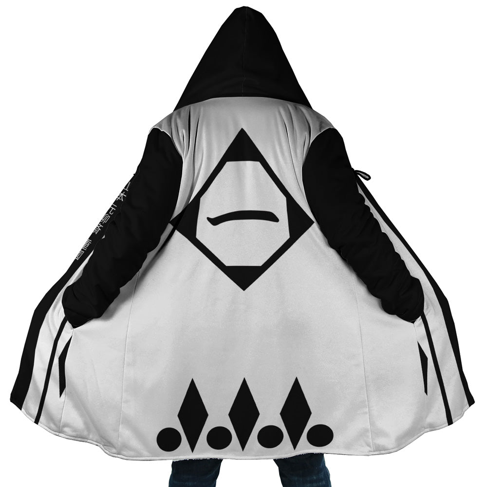1st Division Captain Commander Yamamoto Genryusai Shigekuni Gotei 13 Bleach Hooded Cloak Coat - 5XL
