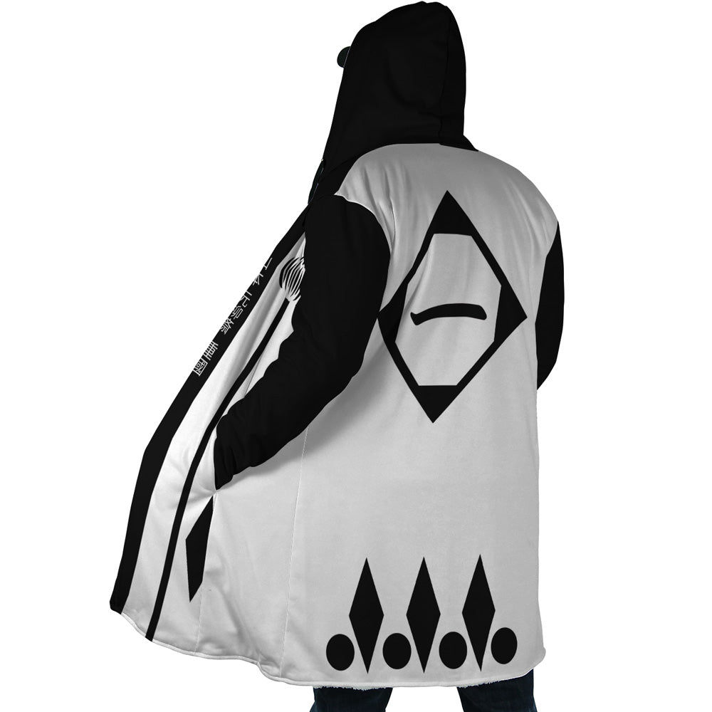 1st Division Captain Commander Yamamoto Genryusai Shigekuni Gotei 13 Bleach Hooded Cloak Coat - L