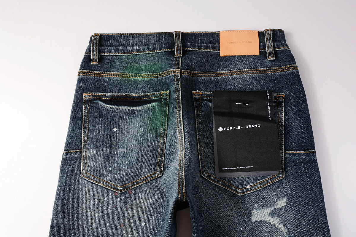 Blue Stretch Jeans 9070 with Medium Elasticity andFull Length Design