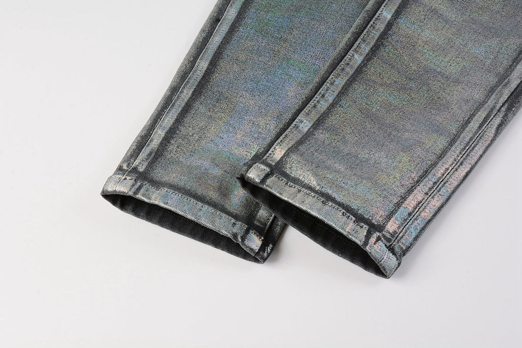 Luxury Jeans Designer Fashion Trousers Fashionable Pants Summer Breathable Cotton Blue Pants 9028