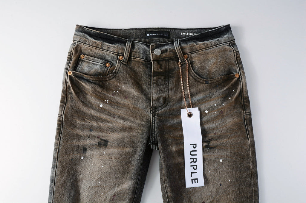 New High Quality Mens Jeans Designer Jeans Fashion Distressed Ripped Denim Cargo For Men High Street Fashion 9031