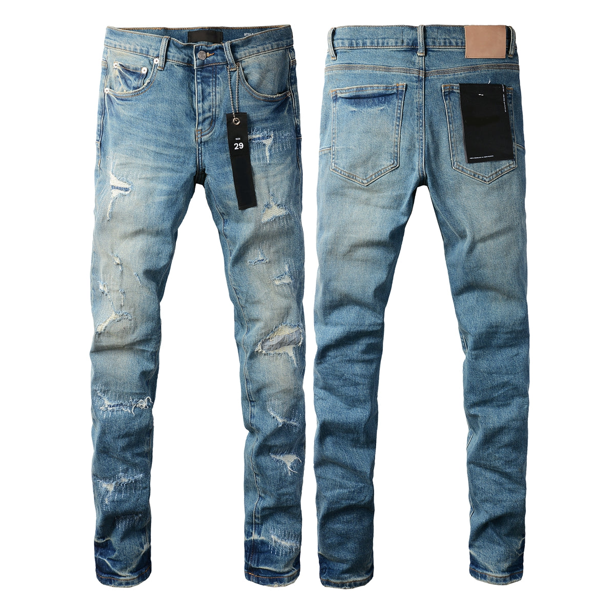 Blue Jeans 9073 with Medium Stretch for a Comfortable and Flexible Fit