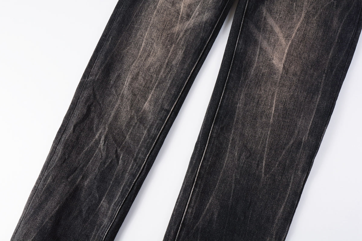 Jeans Mens Jeans Man Jeans Pants Designer Black Skinny Stickers Light Wash Ripped Motorcycle 9057