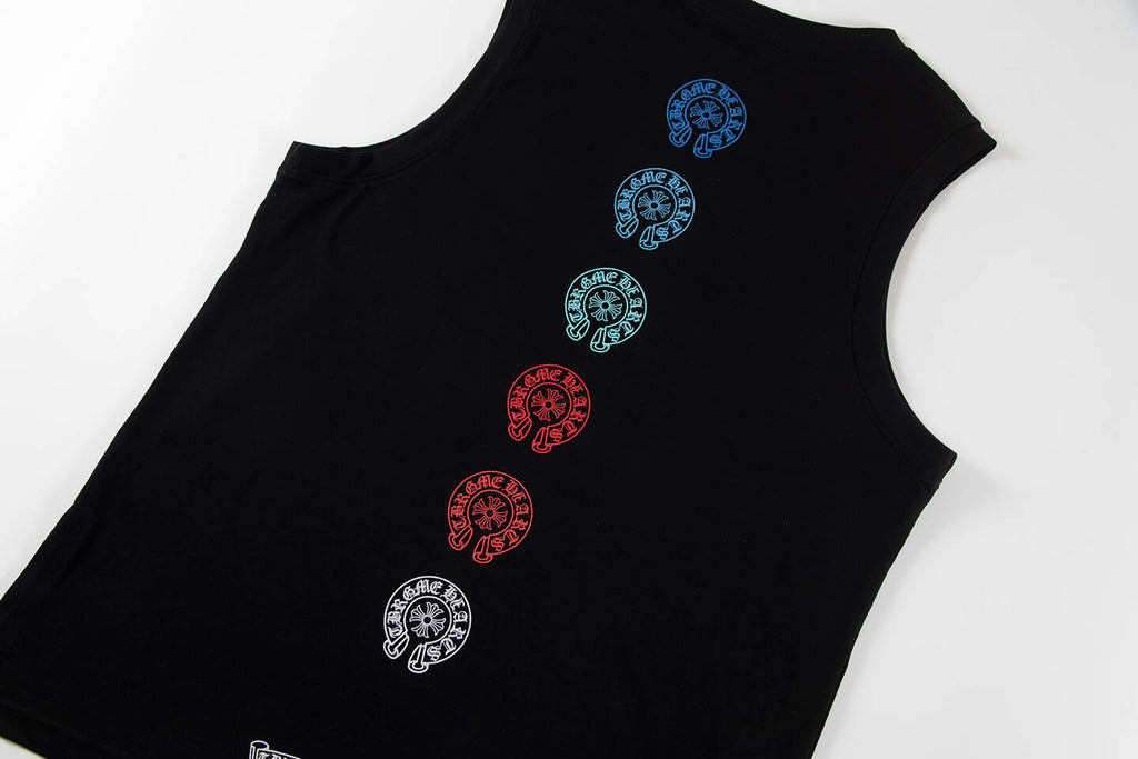Rainbow horseshoe printtank top T-shirt P60