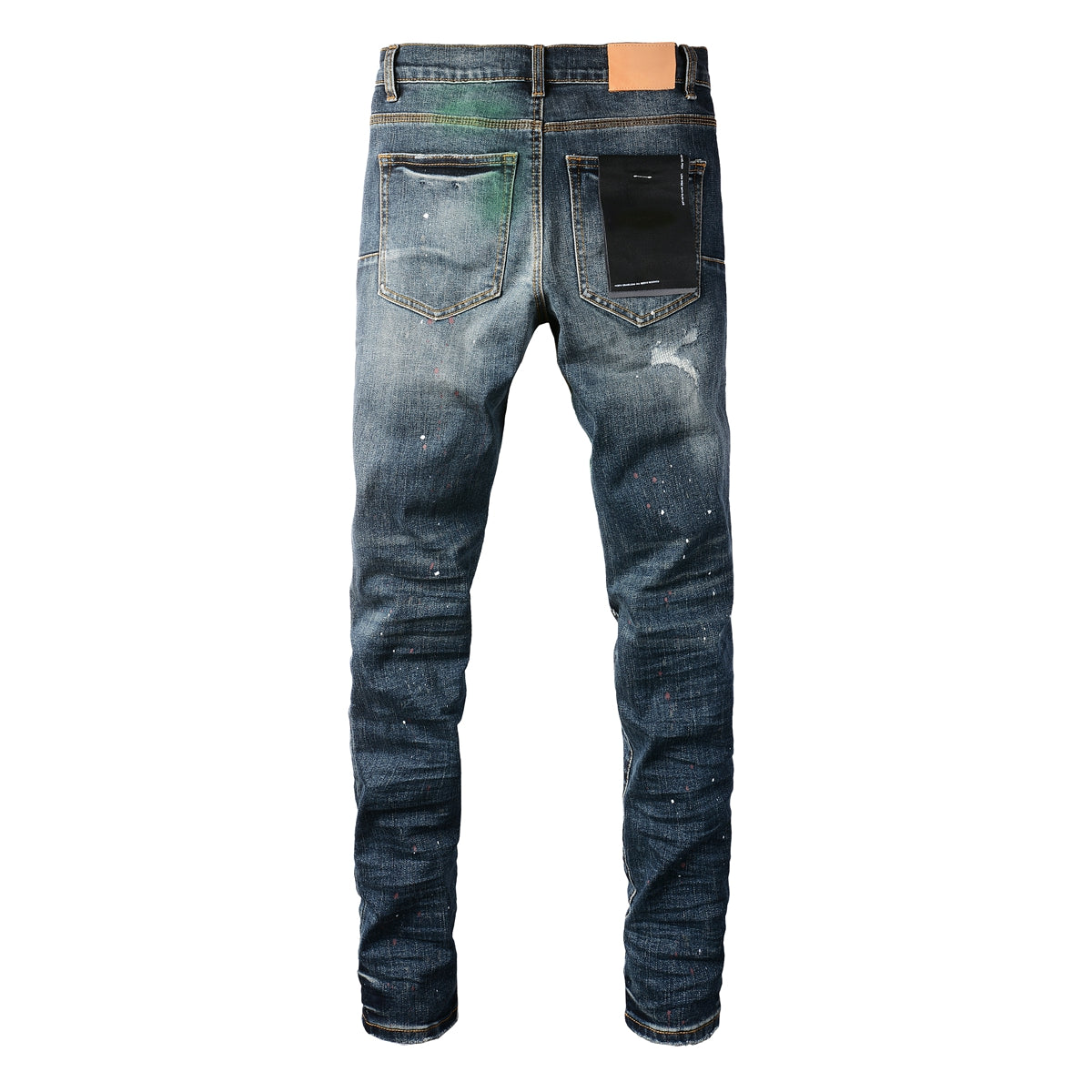 Blue Stretch Jeans 9070 with Medium Elasticity andFull Length Design