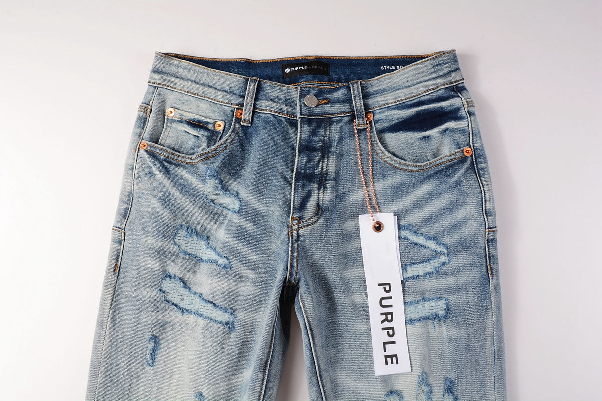New Purple Personality Fashion Jeans 9038