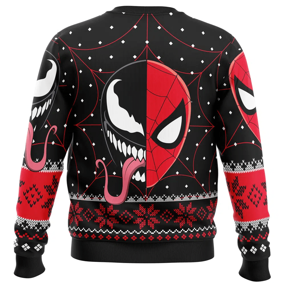 Christmas Spider-man Venom Marvel Comics Ugly Christmas Sweater - 5XL