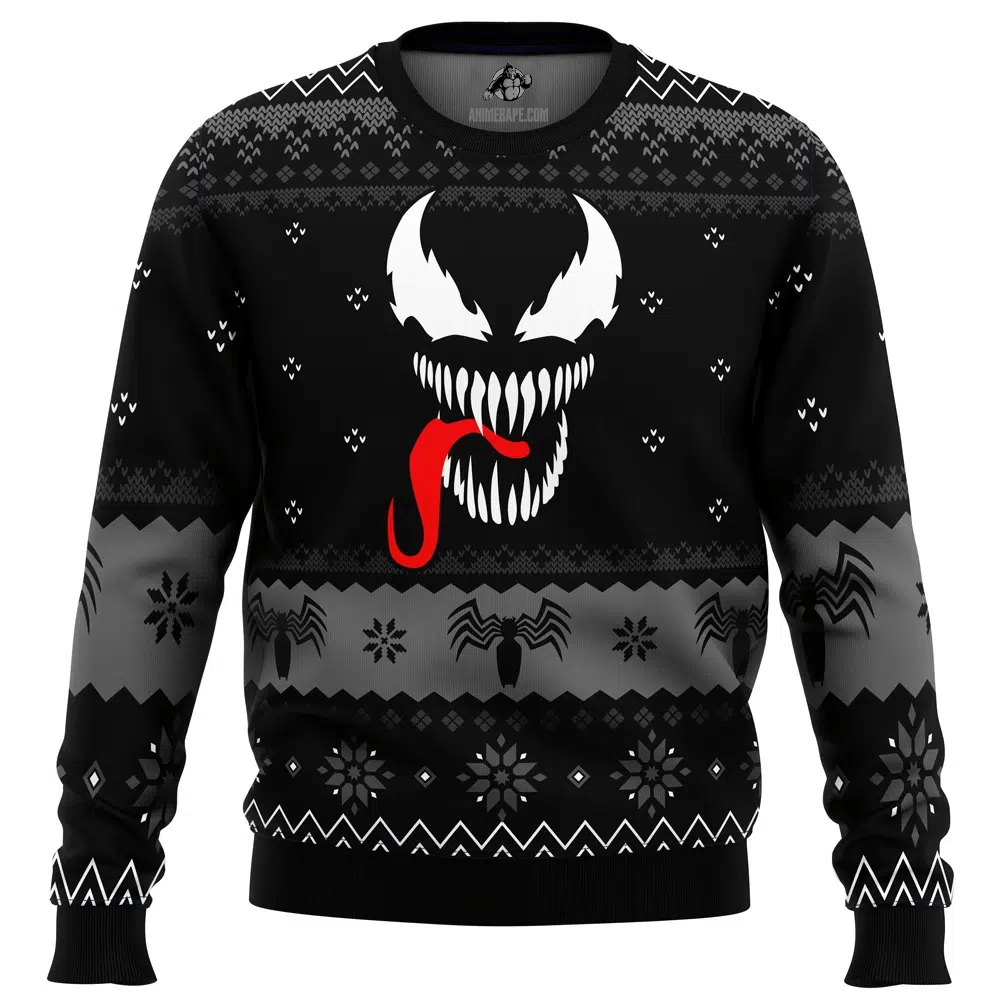 Christmas Venom Marvel Comics Ugly Christmas Sweater - 6XL