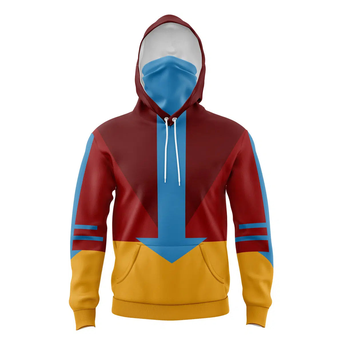 Airbenders Avatar Masked Hoodie - 6XL