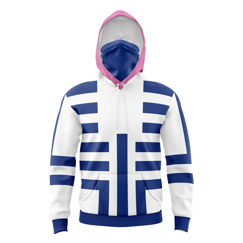 Akaza Demon Slayer Masked Hoodie - 6XL