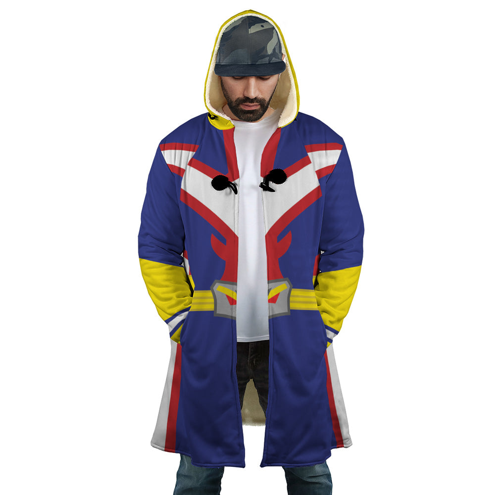 All Might My Hero Academia Hooded Cloak Coat - S
