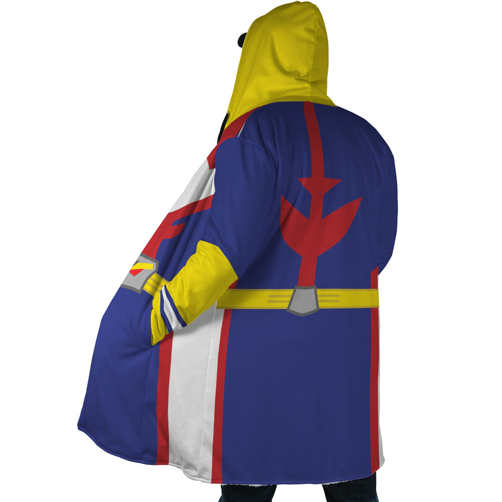 All Might My Hero Academia Hooded Cloak Coat - L