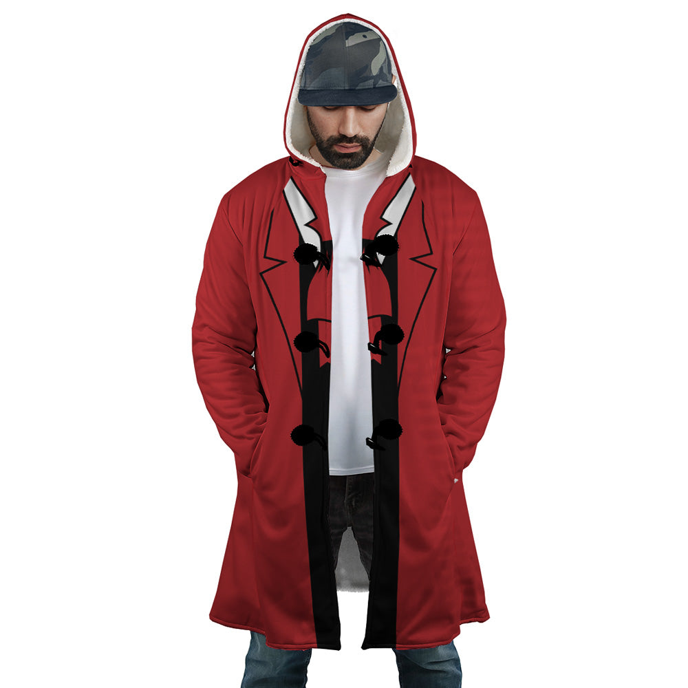 Alucard Emblem Hellsing Hooded Cloak Coat - S