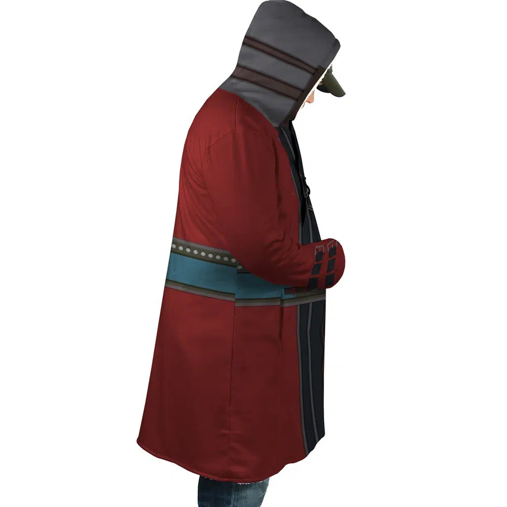 Auron Final Fantasy Hooded Cloak Coats - M