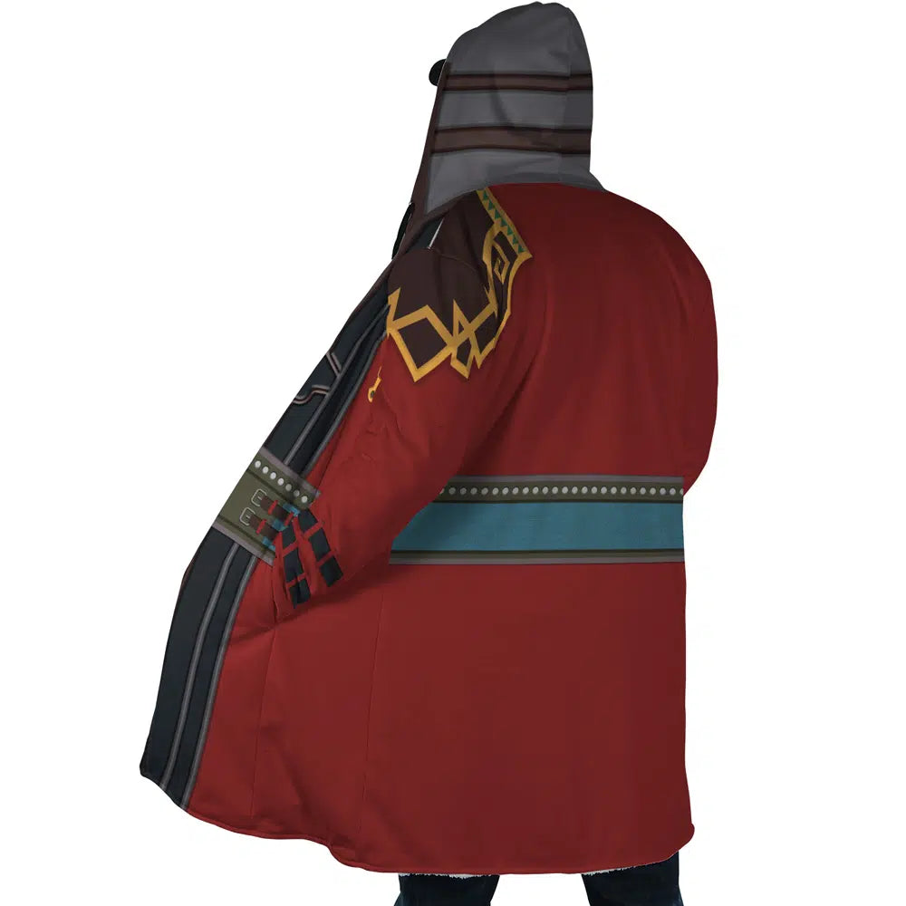 Auron Final Fantasy Hooded Cloak Coats - L