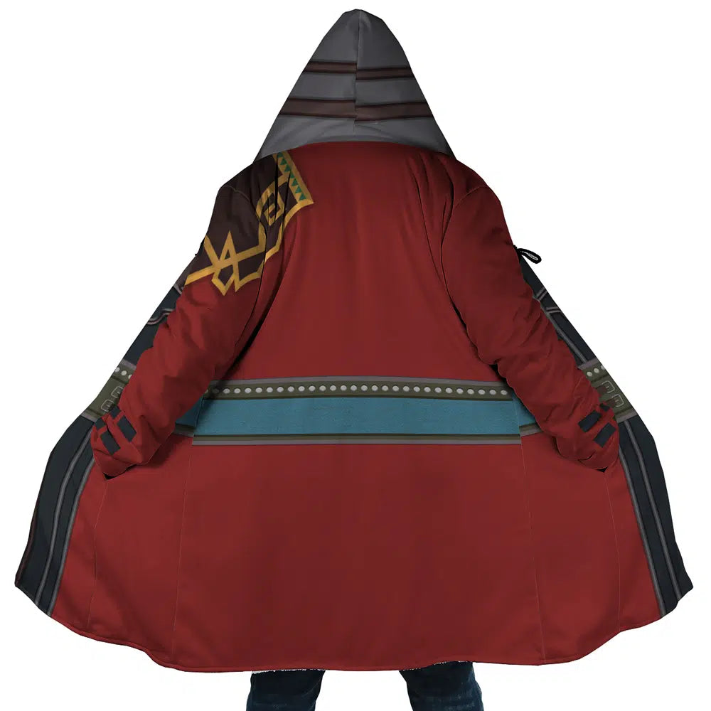 Auron Final Fantasy Hooded Cloak Coats - 5XL
