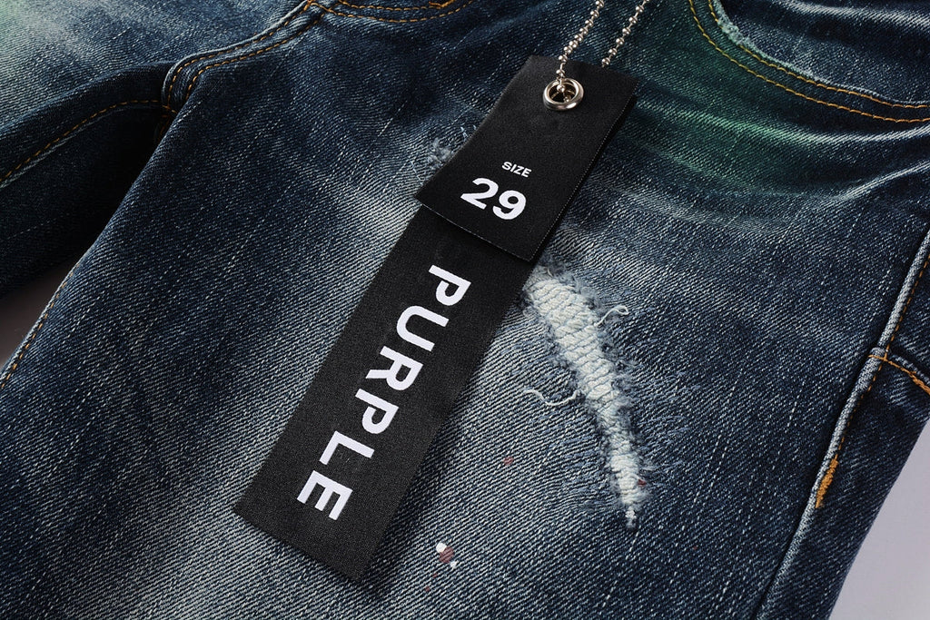Blue Stretch Jeans 9070 with Medium Elasticity andFull Length Design