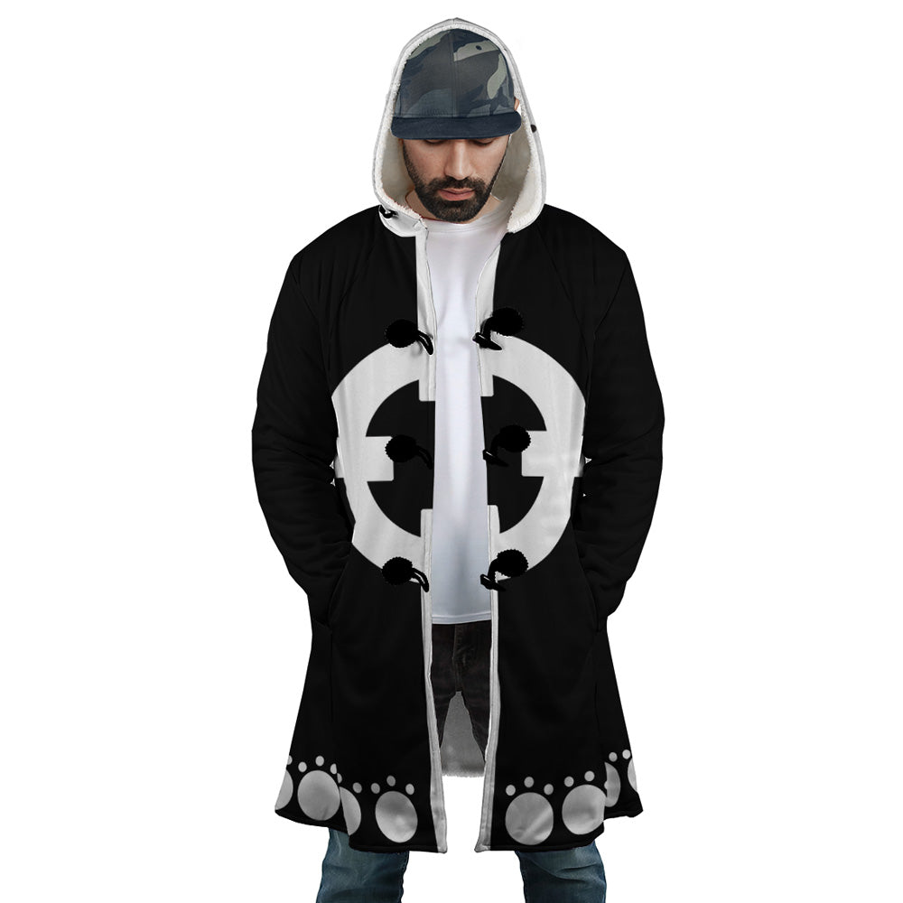 Bartholomew Kuma One Piece Pirates Hooded Cloak Coat - S