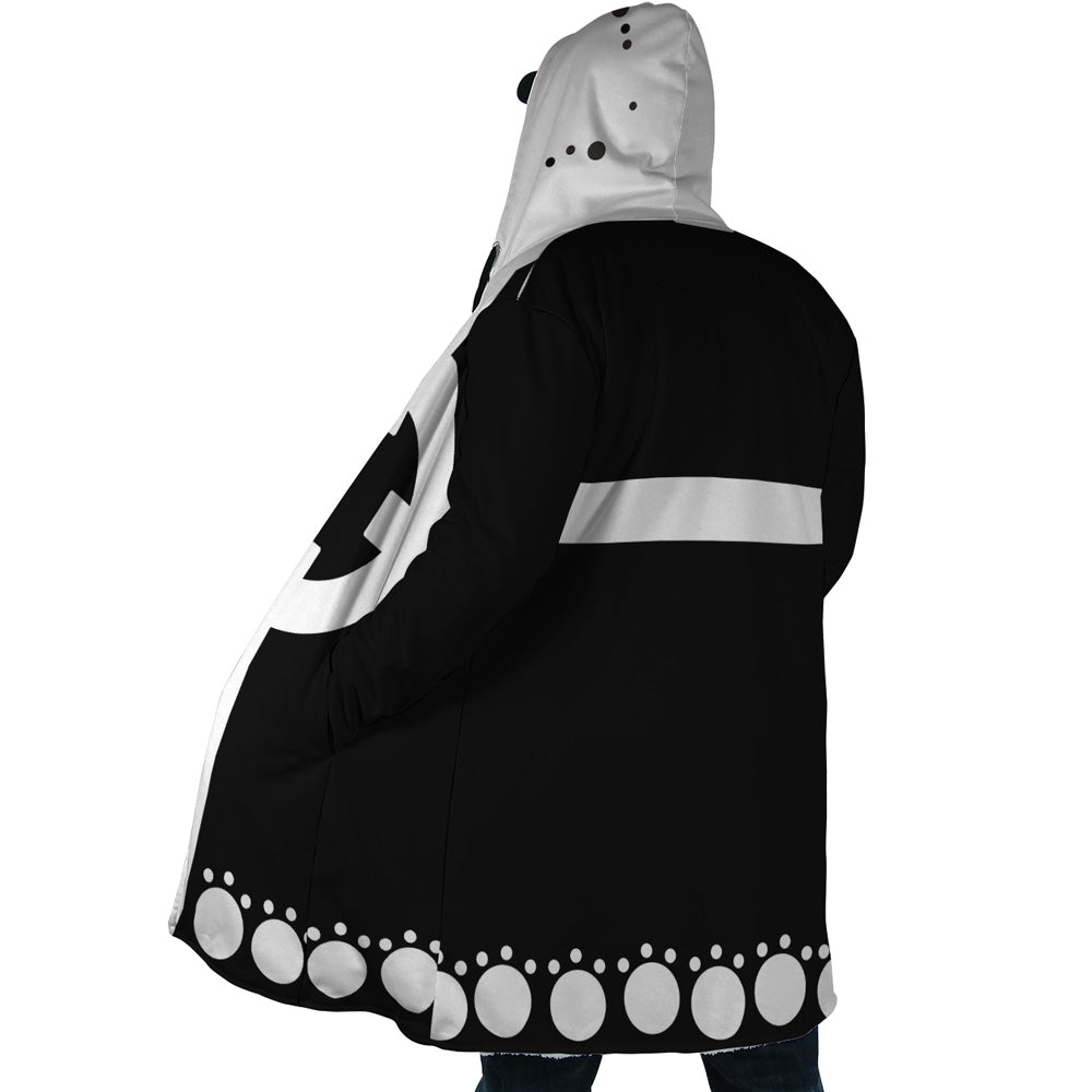 Bartholomew Kuma One Piece Pirates Hooded Cloak Coat - L