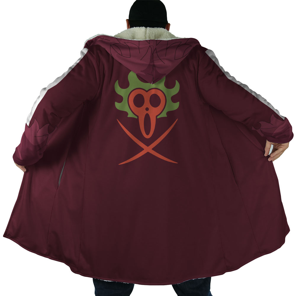 Bartolomeo One Piece Pirates Hooded Cloak Coat - 2XL