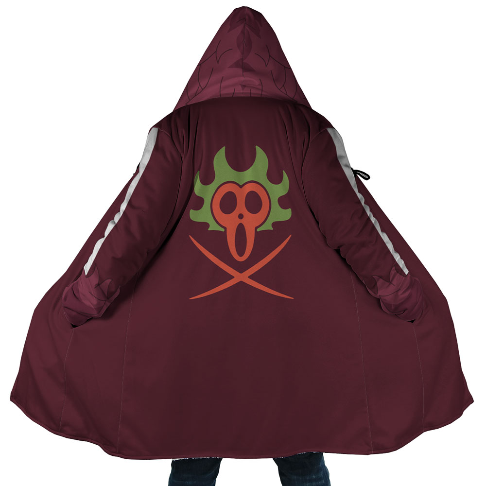 Bartolomeo One Piece Pirates Hooded Cloak Coat - 5XL