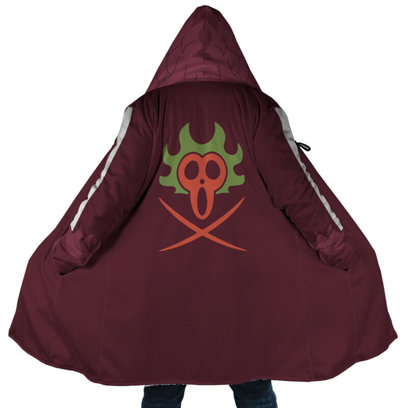 Bartolomeo One Piece Pirates Hooded Cloak Coat - 3XL