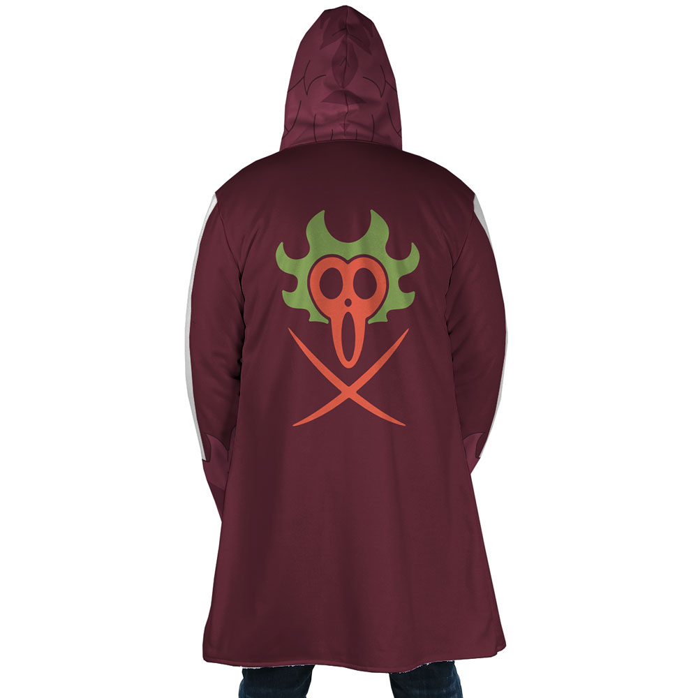 Bartolomeo One Piece Pirates Hooded Cloak Coat - XL