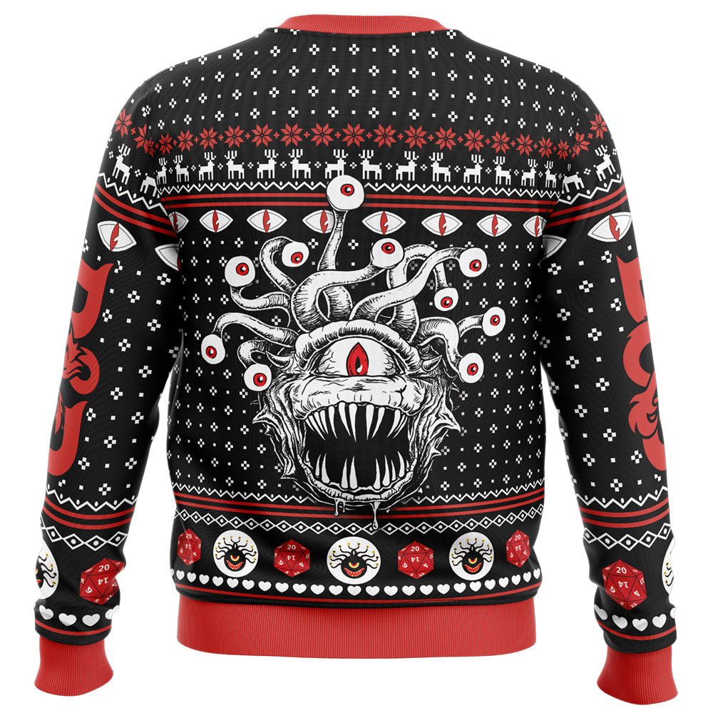Sweater Beholder Dungeons and Dragons Ugly Christmas - 5XL