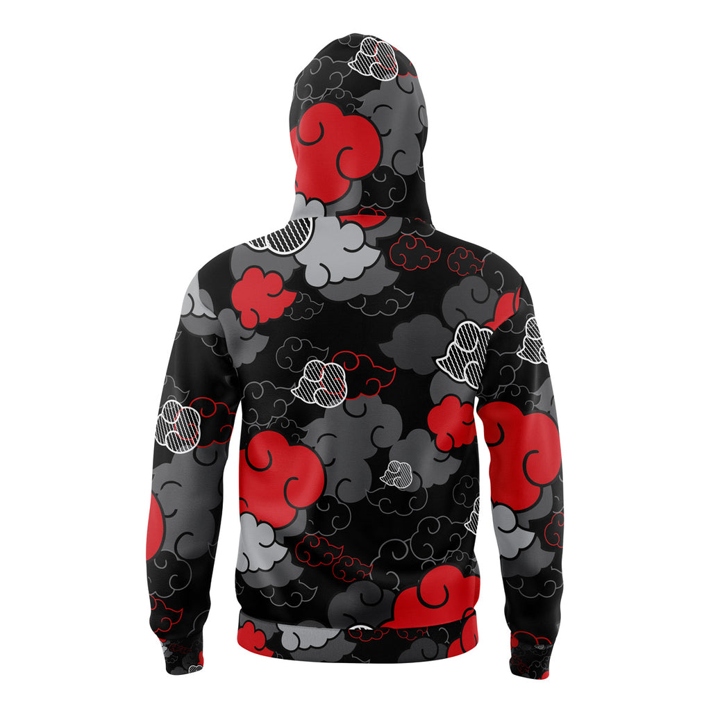 Naruto Hoodie Black Aloha Akatsuki Masked - M