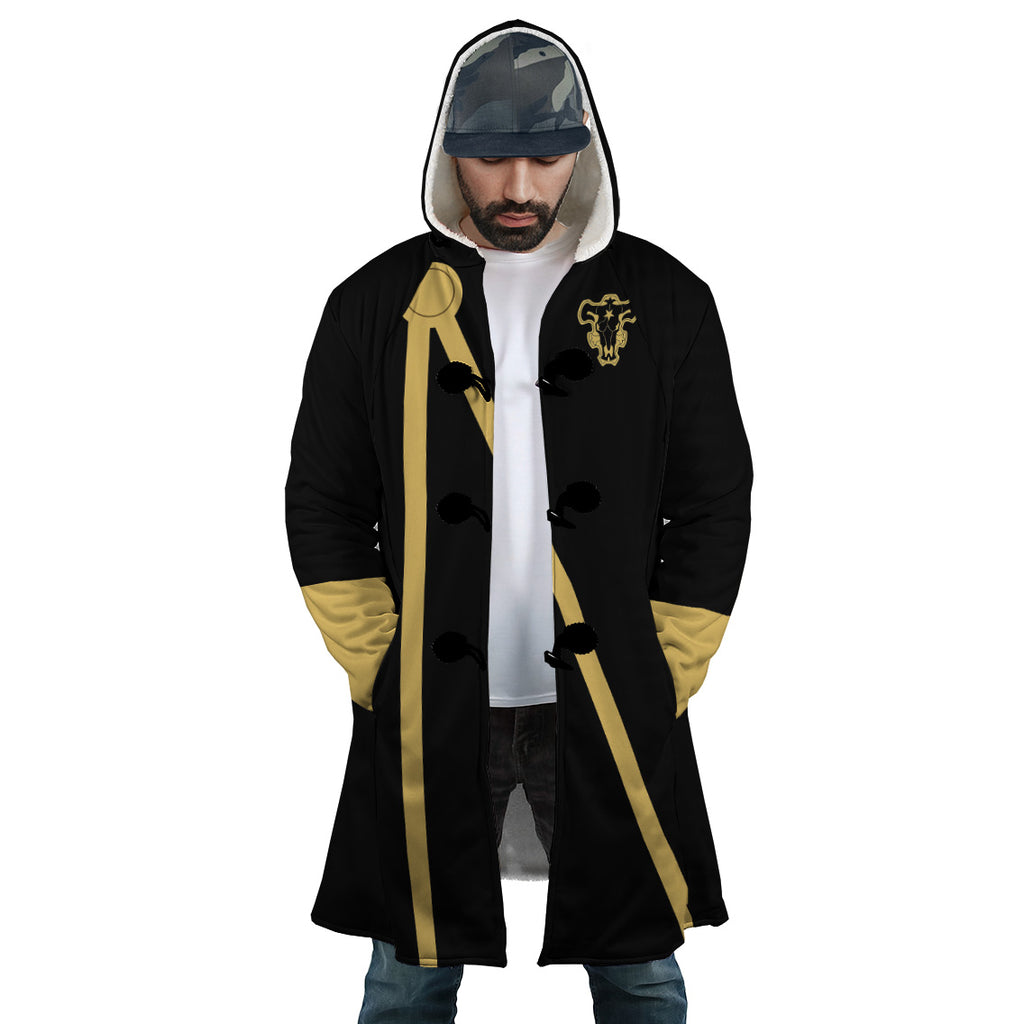 Black Bulls Black Clover Hooded Cloak Coats - 2XL