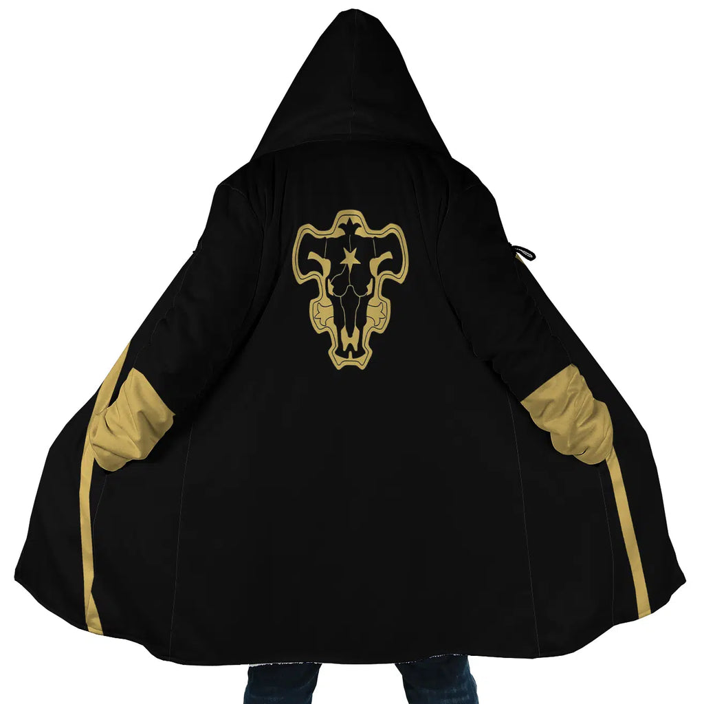 Black Bulls Black Clover Hooded Cloak Coats - 5XL
