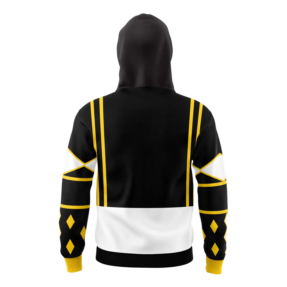 Black Ranger Power Rangers Ninjetti Masked Hoodie - M