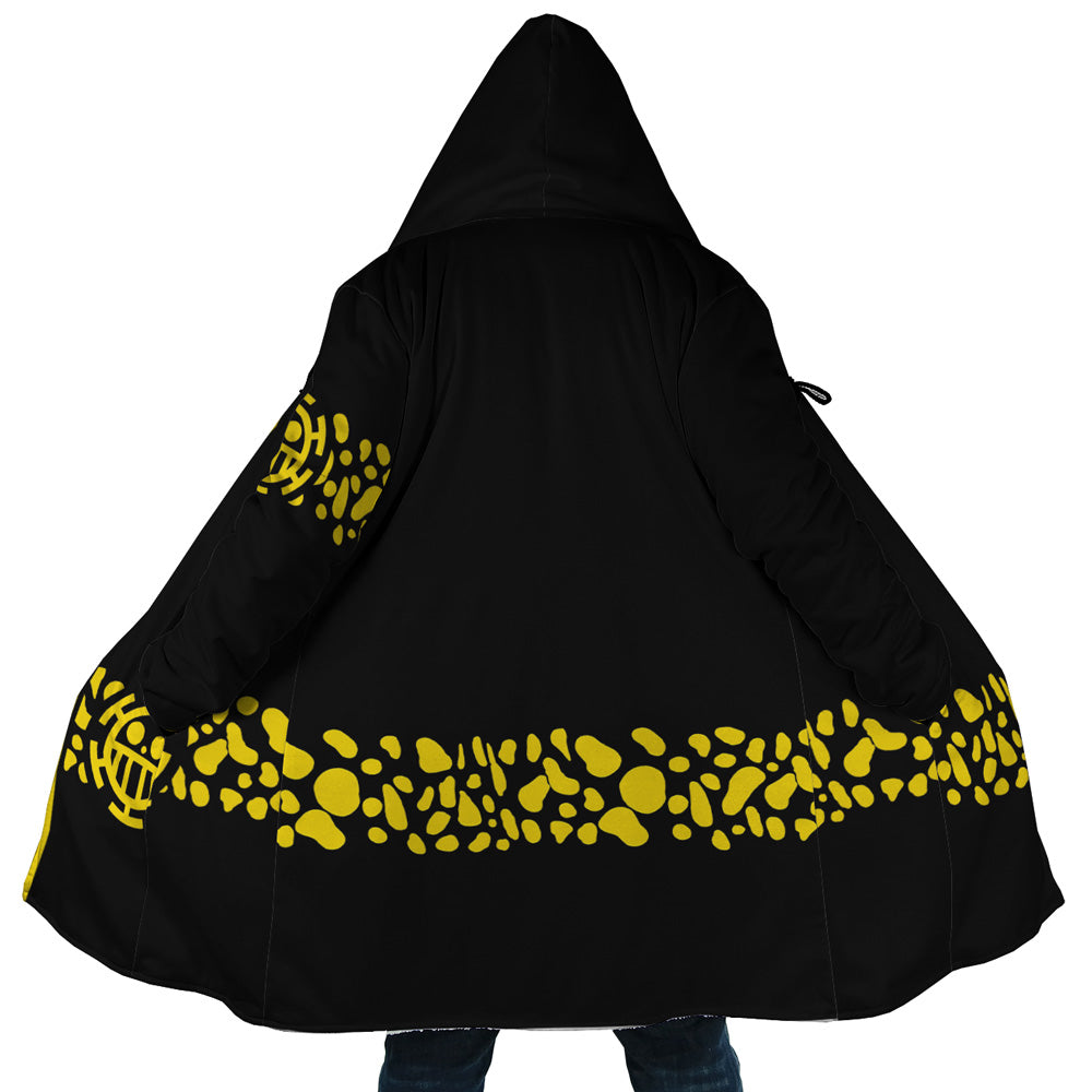 Black Trafalgar Law One Piece Hooded Cloak Coat - Most Helpful