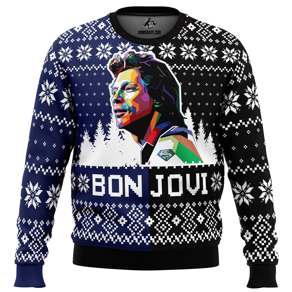 Sweater Bon Jovi Ugly Christmas - 6XL