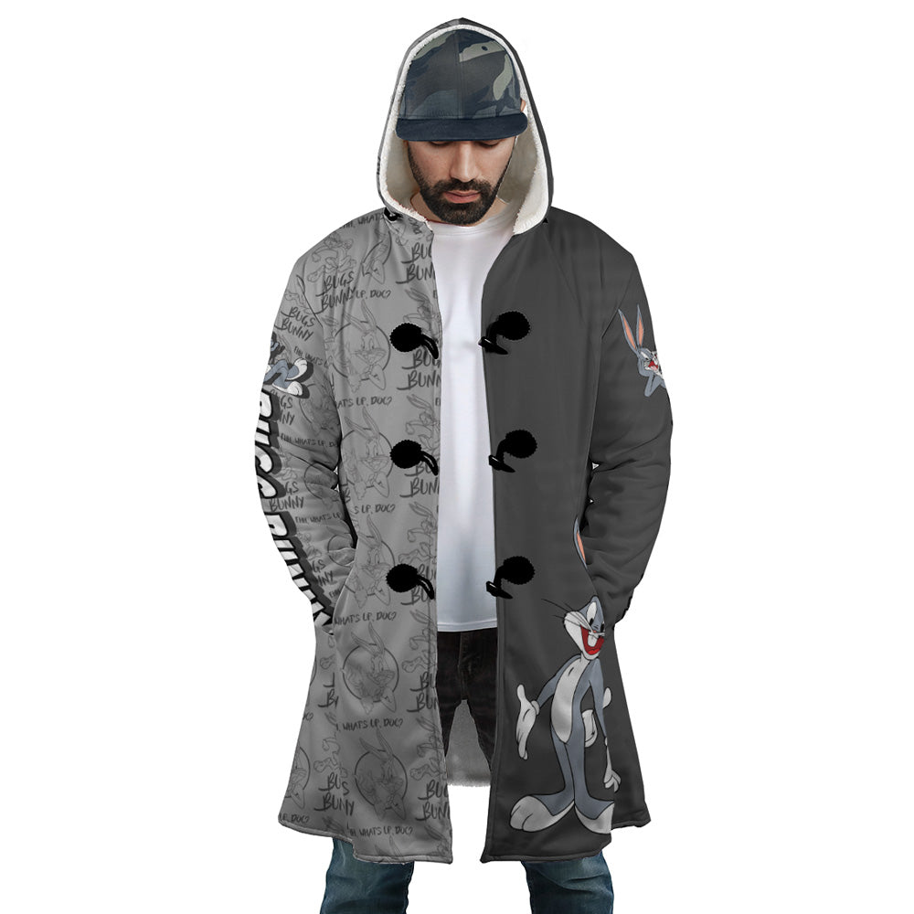 Bugs Bunny Warner Bros. Hooded Cloak Coat - S