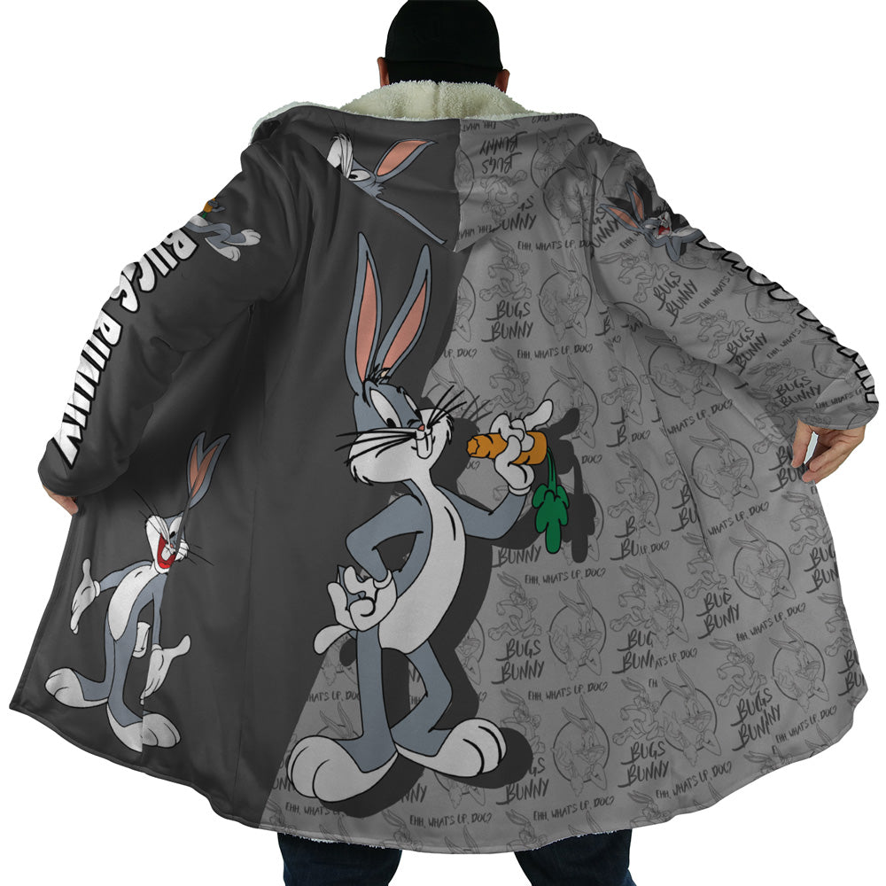 Bugs Bunny Warner Bros. Hooded Cloak Coat - 2XL