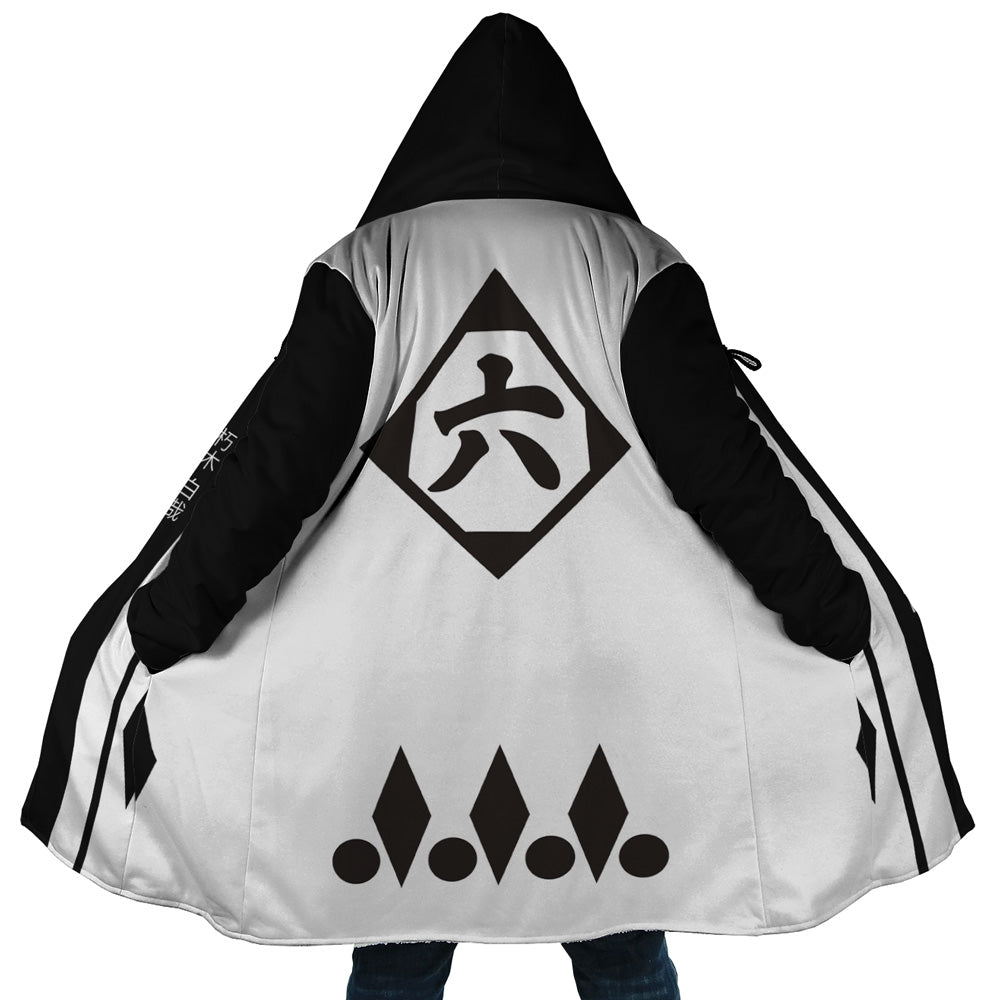 Byakuya Kuchiki 6th Division Captain Gotei 13 Bleach Hooded Cloak Coat - 5XL