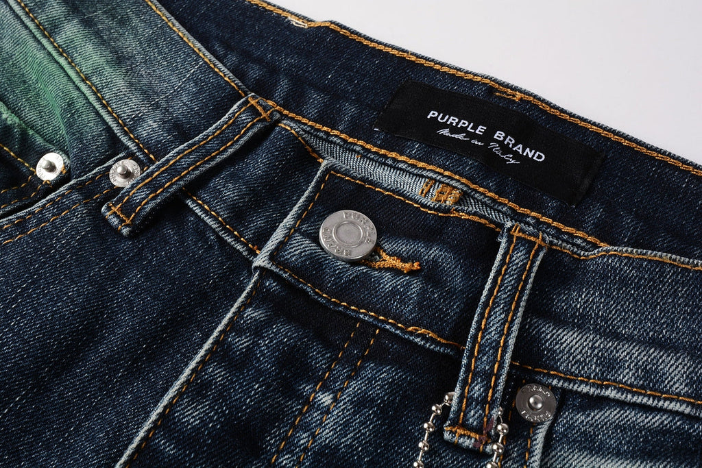 Blue Stretch Jeans 9070 with Medium Elasticity andFull Length Design