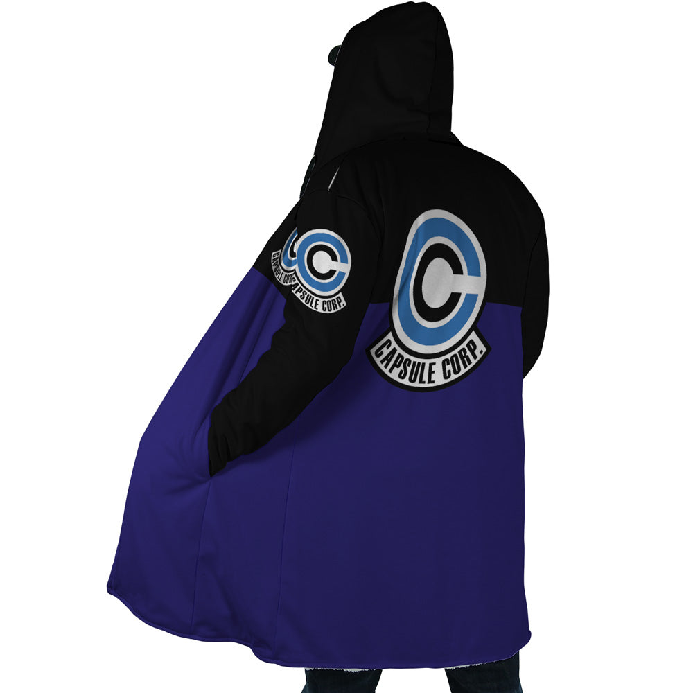 Capsule Corp Dragon Ball Z Hooded Cloak Coat - L