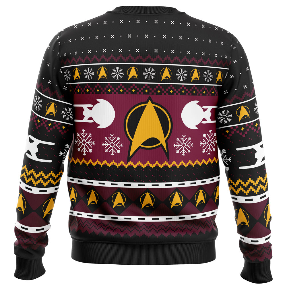 Captain Picard Star Trek Ugly Christmas Sweater - 5XL