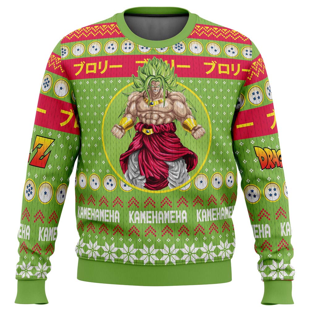 Christmas Broly Dragon Ball Z Ugly Christmas Sweater - 6XL