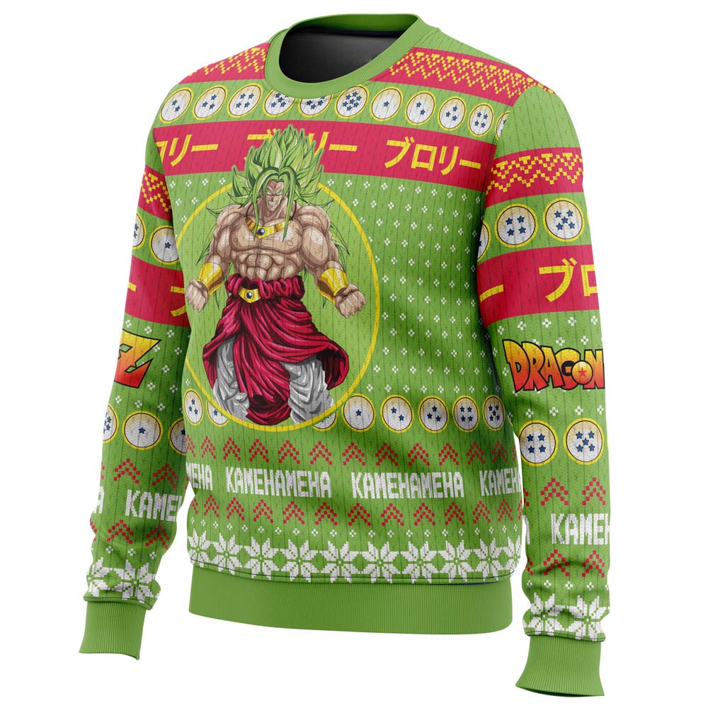 Christmas Broly Dragon Ball Z Ugly Christmas Sweater - 3XL