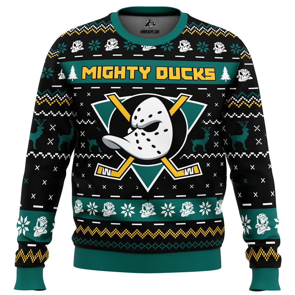 Sweater Christmas Ducks The Mighty Ducks Ugly Christmas - 6XL