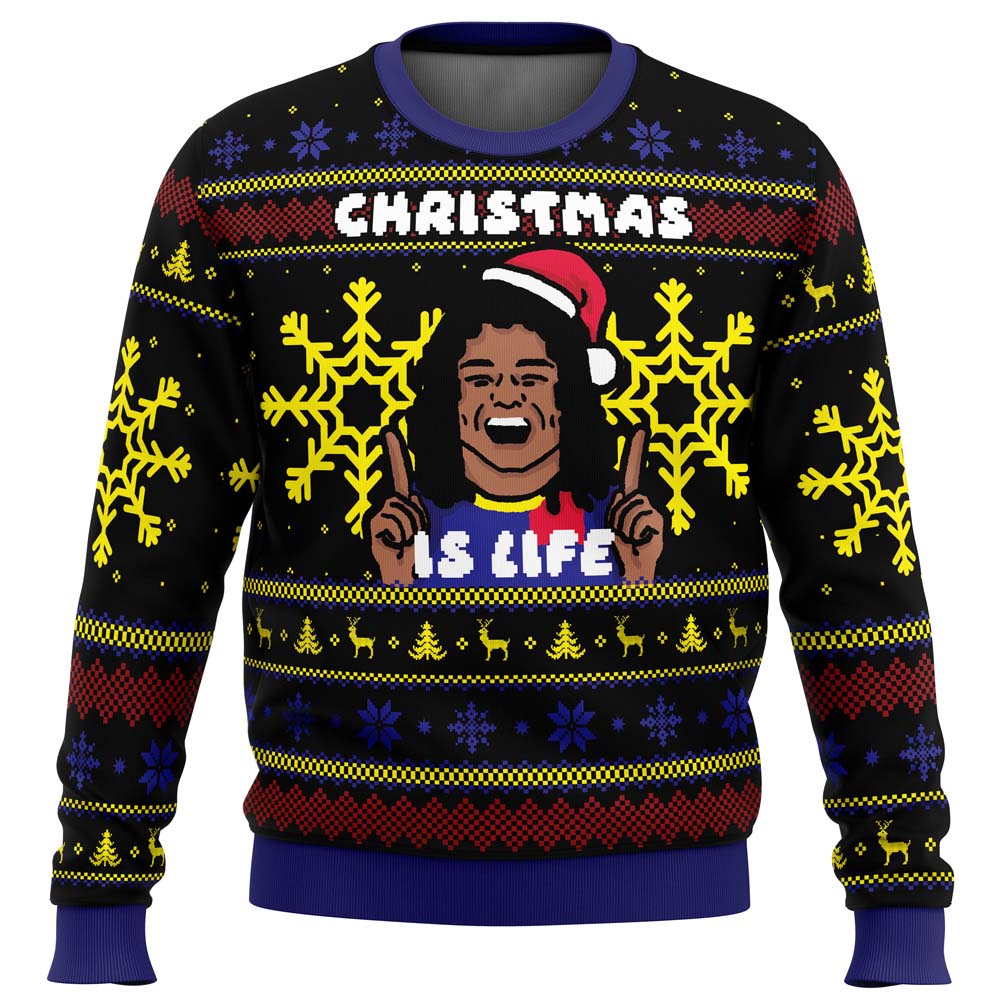 Christmas is Life Dani Rojas Ugly Christmas Sweater - 3XL