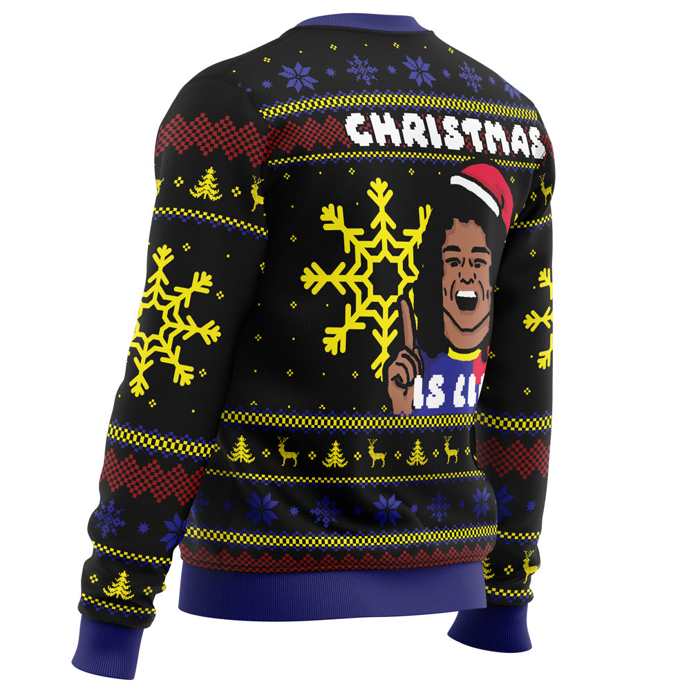Christmas is Life Dani Rojas Ugly Christmas Sweater - 5XL