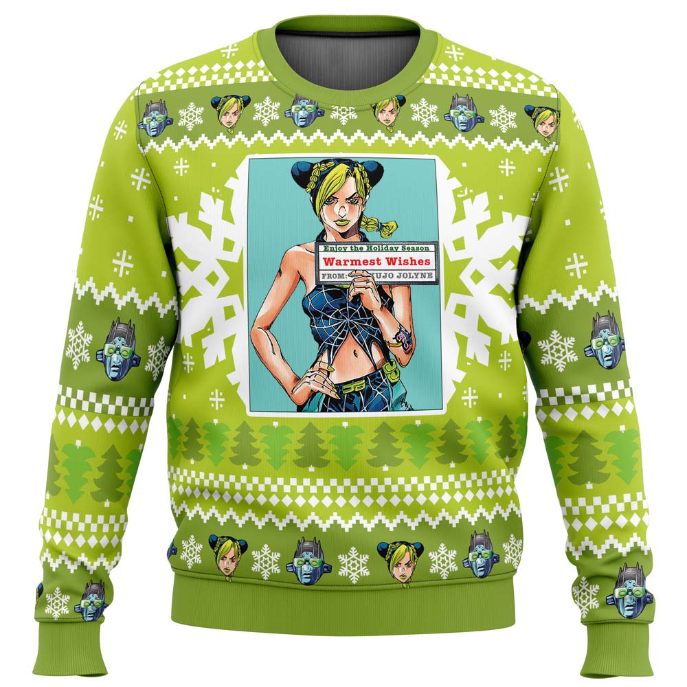 Christmas Jolyne Cujoh Jojo’s Bizarre Adventure Christmas Sweater - 6XL