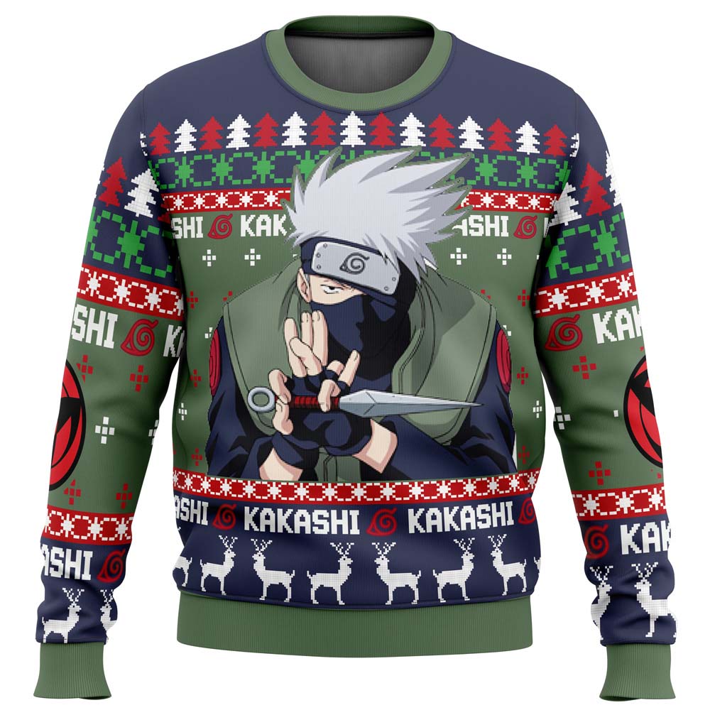 Christmas Kakashi Hatake Naruto Christmas Sweater - 6XL